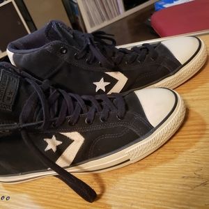 Converse One-Star black suede Mens 9/Womens 11